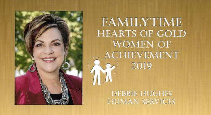debbie hughes 2019 woman of achievement familytime crisis and counseling center